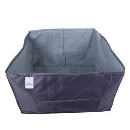 Kuber Industries Rectangular Parachute Jumbo Underbed Moisture Proof Storage Bag with Zipper Closure and Handle (Grey, Standard) - CTKTC06896 image 4