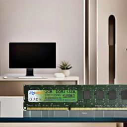 Zipmem 2GB DDR3 RAM |Desktop RAM 1333MHz |CL-9 (Memory | U-DIMM | Long-DIMM | PC3-10600 (2Rx8 Dual Rank | Made in India| -3 Year Warranty image 4