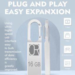 3.0 USB Flash Drive/Pen Drive with Metal Body - Silver | External Storage Device 4GB 8GB 16GB 32GB 64GB 128GB 256GB | Compatible with Laptop, Desktop, Projector, Car, Audio (16GB) image 4