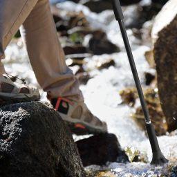 Dynamo Walking Cane Cyclone Tip is The Best Oversized 3/4 Inch is The Best Available. Its Soft All-Terrain Design Allows Water and Dirt to Escape Thru Vents Making It The Grippiest Cane Tip. image 3