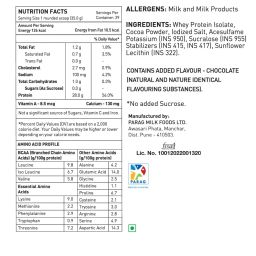 avvatar ISORICH WHEY PROTEIN | 1Kg | Belgian Chocolate Flavour | 28g Protein | 29 Servings | Isolate image 5