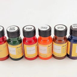 sumikrafts Screen Printing kit for Beginners: Wooden Frame Small 8"x10" pre Stretched mesh no 16+ 6 Assorted Pigment Dyes (Option 3) image 1