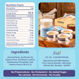 VeganDay Almond Base (makes 3L Almond Milk) | Fresh, Unsweetened & Plant-Based (PlantCa) | Just add water & blend | Dairy-free, Lactose-free | Zero added sugar, Zero Cholesterol, Zero Preservatives (Pack of 500ml x 6) image 1