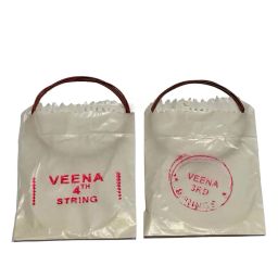 Copper Veena Strings with Veena Spring Metti nail set of 4 and extra colorful nails set of 2 image 3