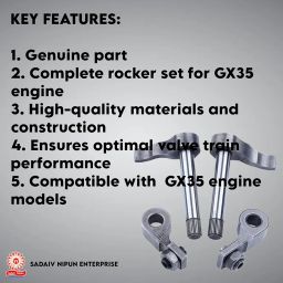 SADAIV NIPUN GX35 Rocker Set for Brush Cutter – Complete Replacement Rocker Arm Kit for GX35 Engine image 2