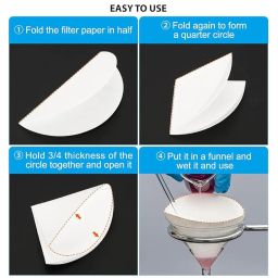 WHATMAN 1001-110 Whatman Standard Qualitative Filter paper Grade 1 110 MM Diameter (Pack of 100). By MTECHLAB-150 image 2