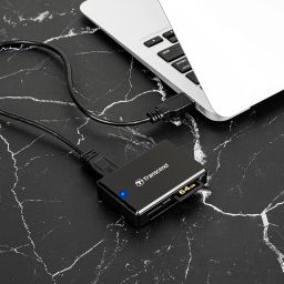Transcend ‎ TS-RDF9K2 UHS-II USB 3.1 Gen 1 High-Speed Performance of SDXC/SDHC UHS-II Memory Cards Multi Card Reader USB Type-A, Black image 4