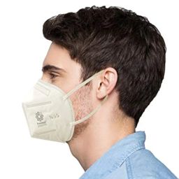 Promisca N95 Face Mask Ear Loop Style Protective 5 Layered Filtration with Melt Blown and Hot Air Cotton Layers (Pack of 5) (Pink, Small) image 2