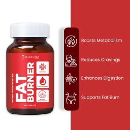 ZEROHARM Fat Burner tablets | Metabolism booster & weight loss supplement | Arms, thighs, hips, chin & belly fat burner for Men & Women | Reduces cholesterol & sugar levels. - 180 Tablets image 3