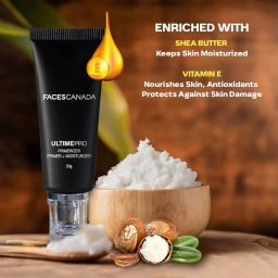 facescanada FACES CANADA Ultime Pro Primerizer Primer + Moisturizer, 30 g | Skin Perfecting & Hydrating Face Primer | Flawless Look | Minimizes Pores & Fine Lines | Shea Butter, Vitamin E, Antioxidants Enriched image 2