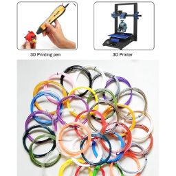 Creative Multicolored PLA Filament 1.75mm Thick 10 Meter Length of Each Color for 3D Pen & Printer (50) image 5