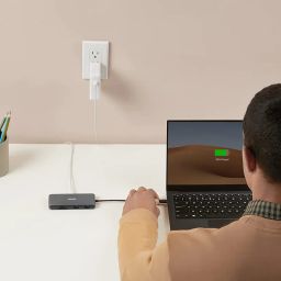 Anker Usb C Hub, Power Expand 8-In-1 Usb C Adapter, With 100W Power Delivery, 4K 60Hz Hdmi Port, 10Gbps Usb C And 2 Usb A Data Ports, Ethernet Port, Microsd And Sd Card Reader, For Macbook Pro Gray image 3
