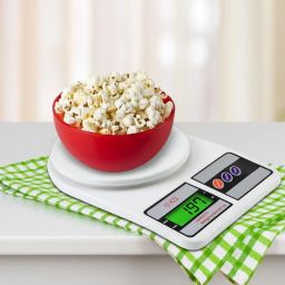Atom Weight Machine for Kitchen, Digital Scale with LCD Display, Scale for Home Baking, Cooking & Balance Diet. Weighing Machine with capacity 10Kg, 6 Months Warranty SF400/A121,Color May Vary image 4
