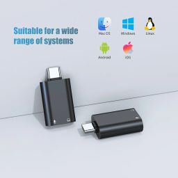 Verilux® SB C to 3.5mm Audio Adapter, Typec to Aux Adapter image 5