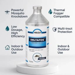 Delta Fog Mosquito Fogging Machine Liquid – 1 Litre | Compatible with Thermal Foggers | Effective Mosquito & Insect Control image 1