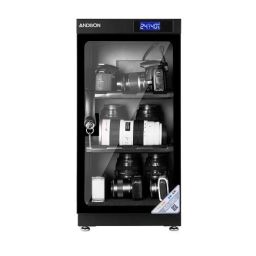Ad-50C (50 Liters Capacity) Digital Display Dry Cabinet (Black) with Humidity Controller | Steel - 4-Pin image 1