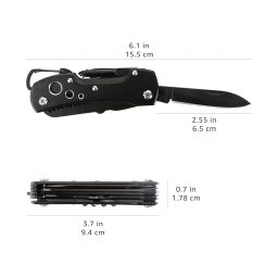 amazon basics 15-in-1 Multi-Tool Pocket Knife with Nylon Sheath image 4