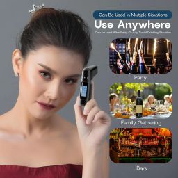 NEWDRU Digital Alcohol Tester Machine – Portable Alcohol Detector Device with High-Precision Breath Analyzer, Non-Contact Alcohol Measuring Machine for Drink and Drive Checks (Latest) image 4