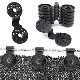 VEDHAK 30pcs Clip for Fixing Net Cover in Place, Plastic Universal Clip for Fixing Sunshade, Bird Netting, Shade Net Cover for Gardening and Agriculture. image 3