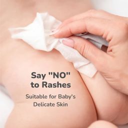R for Rabbit Feather Aqua Baby Wipes Combo Travel Pack Of 40 Units | Pure Water Wet Wipes for Babies With Lid (Combo of 4 Packs) image 4