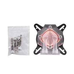 Water Cooling Block, GPU Water Block, Practical Convenient Copper Base 15.7 * 15.7 * 1.2 Inch 40MM for Desktop Computer image 4