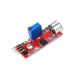 Sound Sensor Module Pack of 5 - LM393 Based Single Channel Electret Microphone for Sound Detection Compatible with UNO Rduino 3.3V to 5V Low Level Output with Mounting Hole image 2