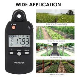 Quantum PAR Meter Full-Spectrum High Precision PPFD Tester for Photosynthetic Activity of Indoor and Outdoor Plants 400-700nm Light Lux Tester image 2