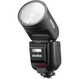 Godox V1Pro-C Round Head Camera Flash for Canon | 2.4G Wireless TTL Canon Speedlite HSS 1/8000s, 2980mAh Li-ion Battery, Detachable SU-100 Sub Flash, 10 Levels LED Modeling Lamp, M/TTL Flash Mode image 5