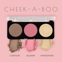 CHEEK-A-BOO Blusher & Highlighter Palette For Face Makeup | Shade-02, image 2