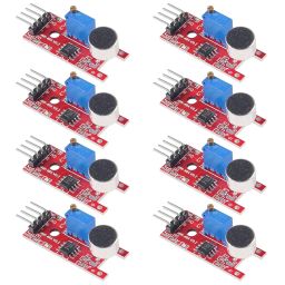 Sound Sensor Module Pack of 5 - LM393 Based Single Channel Electret Microphone for Sound Detection Compatible with UNO Rduino 3.3V to 5V Low Level Output with Mounting Hole image 3