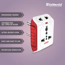 Goldmedal Spice 3-pin Universal Multi Plug (with Indicator) image 2