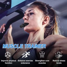 EKAKSH Pack of 2 Exerciser Device Muscle Training, Fitness Trainer with Adjustable Resistance Settings, Exerciser Muscle Endurance Trainer for Adults Inhale/Exhale Respiratory Trainer for Running image 1