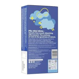 PLIX - THE PLANT FIX Melatonin Tablet Deep Sleep Oral Dissolving Mini Mints Effervescent Supporting Restful Sleep | Non Habit Forming | Melatonin And Jatamansi Extracts (5Mg) | Pack Of 1, 30 Mints image 1