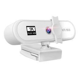 CALANDIS® 4K Full Hd Streaming Webcam Autofocus for Live Broadcast 1K White image 3