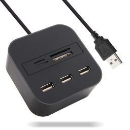 TEC TAVAKKAL All in One USB Hub Combo 3 USB Ports and All in one Card Reader, USB 2.0, for Pen Drives/Cameras/Mobiles/PC/Laptop/Notebook/Tablet, Docking Station, MS/MS Pro/SD/Micro SD Support. image 2