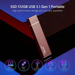 MERISHOPP 1T Alloy External Portable Ssd Usb3.1 For Android Tablet Laptops Black|Computers/Tablets & Networking|Drives, Storage & Blank Media|Hard Drives (Hdd, Ssd & Nas)|External Hard Disk Drives image 2