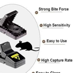 PARTHVI Mouse Trap for mice Control Rat/Mouse/Rodent Trap Mouse Trap (Pack of 1) Live Trap image 2