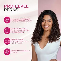Livon Style Pro Curl Cream for curly, coily & wavy hair | | Curl defining cream for Intense Hydration & Nourishment | Leave in cream with Shea Butter & Avocado | 100ml image 2