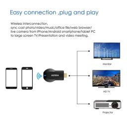 Mirarcast 4K HDMI M9+ Wi-Fi Wireless Display Dongle/DLNA Wireless HDMI Screen Mirroring Wi-Fi Adaptor image 2