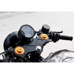 DKMOTORK 0011 Digital Gauge Motorcycle Speedometer/Tachometer/Odometer Universal with Multi-Function Indicator Light Display Black image 2