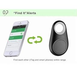Mecclien Anti-Theft Alarm Device Tracker GPS Locator | Pure Wireless Bluetooth 4.0 Anti-Lost Key/Dog/Kids/Wallets Finder | (Random Color, Pack of 1) image 1