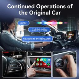 CarlinKit CarPlay Wireless Adapter Mini SE 2024 - Auto Connect Online Update for iPhone, Apple CarPlay Wireless Adapter Convert OEM Wired CarPlay Cars, Wired to Wireless Plug & Play Dongle image 1