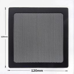 120mm Dust Filter for Computer Cooler Fan, Magnetic Frame PC Fan Dust Mesh PC Cooler Filter Dustproof PVC Cover Computer Fan Grills (2pc Pack) image 1