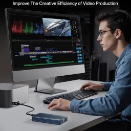 ACASIS 40Gbps M.2 NVMe SSD Enclosure, Only Compatible with Thunderbolt 4/3 USB4,TBU405 Air for M1 M2 Pro/Max, Tool Free Installation, Support M-Key Interface B+M 2280 SSD Size image 4