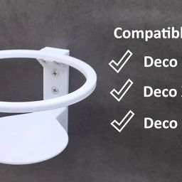 makerV Wall Mount Bracket for Tp-Link Deco X10 X20 X60 X68 Mesh Router, Wall Stand/Holder for Tp-Link Deco X20 X60 X68 Mesh WiFi Router: Plastic: Screw Mount (Pack of 3) image 4