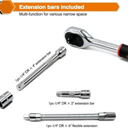 OPTIFINE Tool Kit 46 Tool Kit Tool Kit for Home Use Tools Kit Spanner Set Socket Set Wrench Set Tools Set Hand Tools Bike Tool Kit Set Socket Wrench Set Spanner Set All Size Tool Kit Goti Pana Set - Box End (41 IN 1) image 4