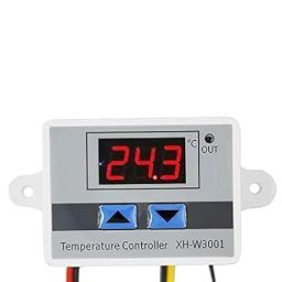 SP Electron Pack of 1 Pcs W-3001 220 Volts AC Input Voltage Temperature Controller W-3001 Incubator Thermostat Control Probe, Incubator Temperature Controller. image 4