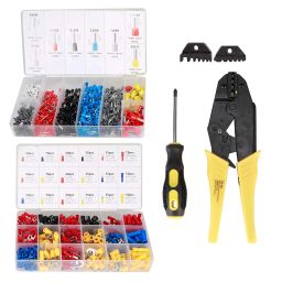 Wire Crimper Tool Set Multi‑Function Terminal Crimper Ratcheting Ferrule Crimping Plier image 5