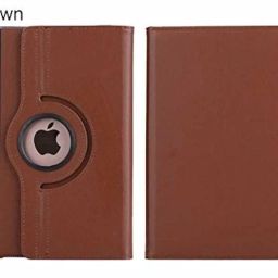 Faux Leather 360 Degree Rotating Stand Case Cover for New iPad 9.7 inch 2018/2017 5th 6th Generation Model A1822 A1823 A1893 A1954 & ipad Air 2013 A1474 A1475 A1476 A1566 A1567 - Brown image 4