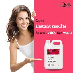 Qssiy 10 Liter Liquid Detergent Suitable For Top Load & Front Load Washing Machine (Lily) image 5